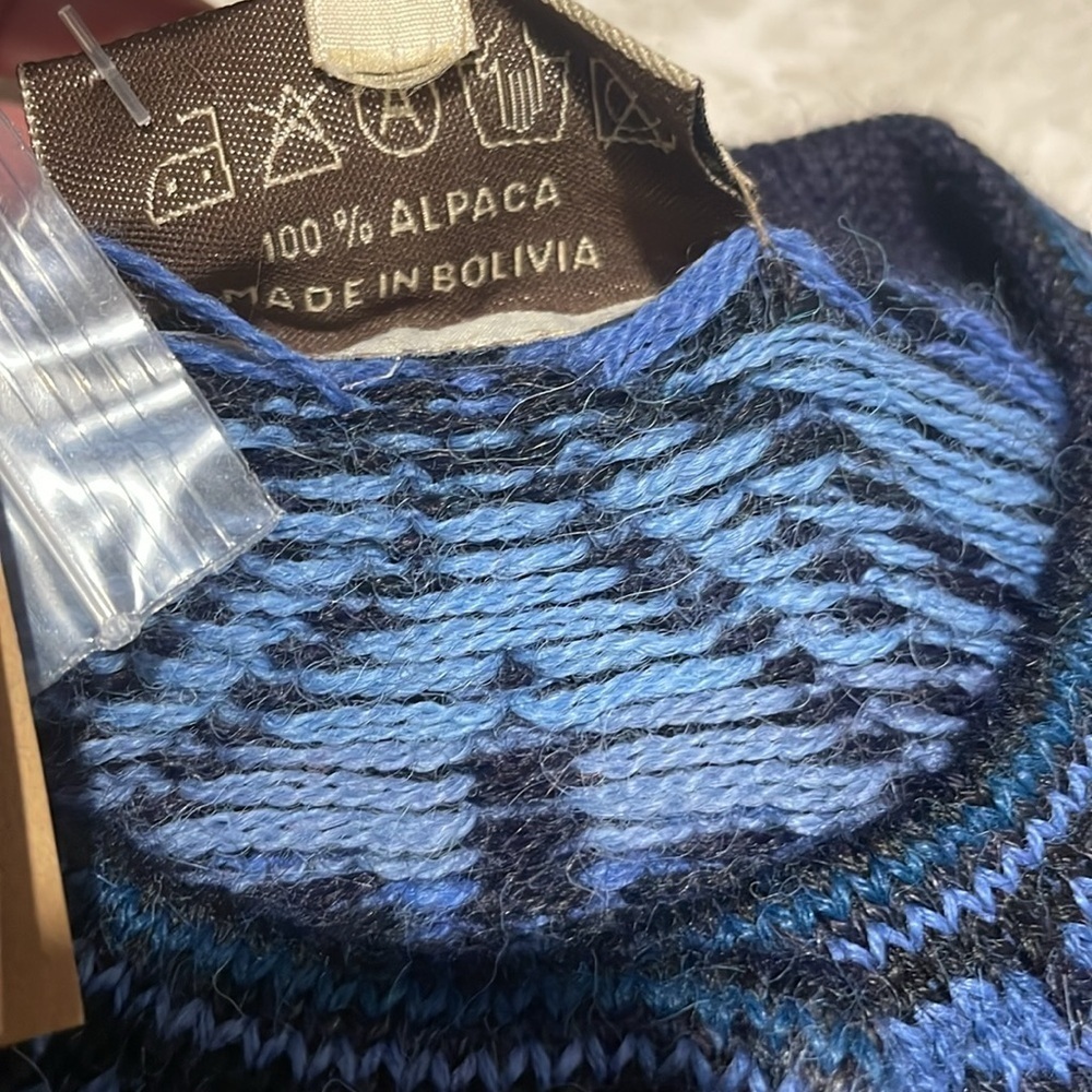 NWT Intiwara Alpaca ๐ฆ Cardigan *100% Alpaca *Made in Bolivia *S - Picture 5 of 8